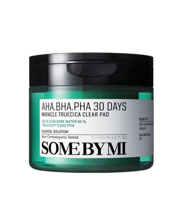 SOME BY MI AHA·BHA·PHA 30 Days Miracle Truecica Clear Pad (70 Pads / 125ml)