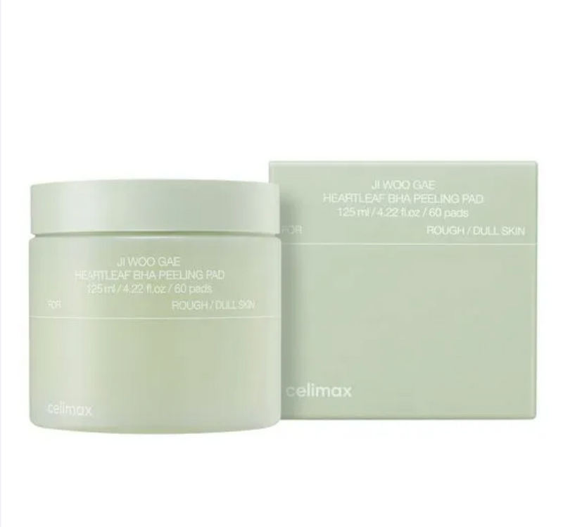Celimax Ji.Woo.Gae Heartleaf BHA Peeling Pad (60 Pads / 125ml)