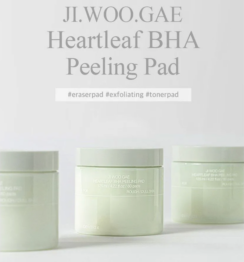 Celimax Ji.Woo.Gae Heartleaf BHA Peeling Pad (60 Pads / 125ml)