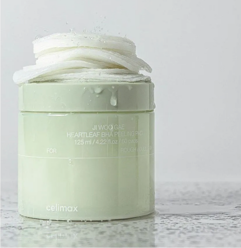 Celimax Ji.Woo.Gae Heartleaf BHA Peeling Pad (60 Pads / 125ml)