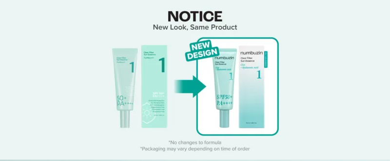 Numbuzin No.1 Clear Filter Sun Essence SPF50+ PA++++ (50ml)