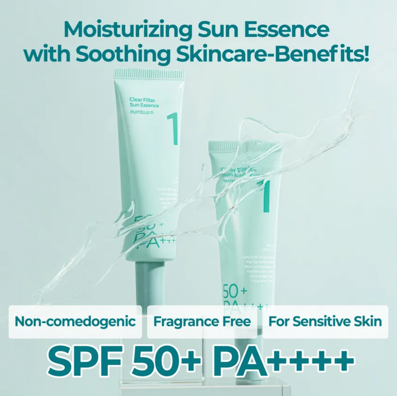 Numbuzin No.1 Clear Filter Sun Essence SPF50+ PA++++ (50ml)