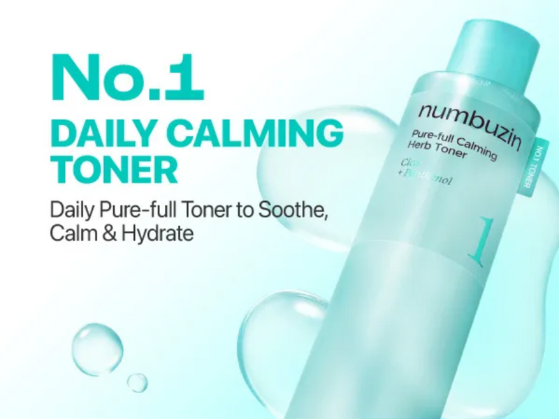 Numbuzin No.1 Pure-Full Calming Herb Toner (300ml)