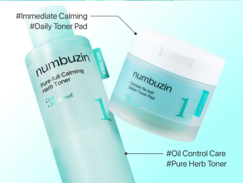 Numbuzin No.1 Pure-Full Calming Herb Toner (300ml)