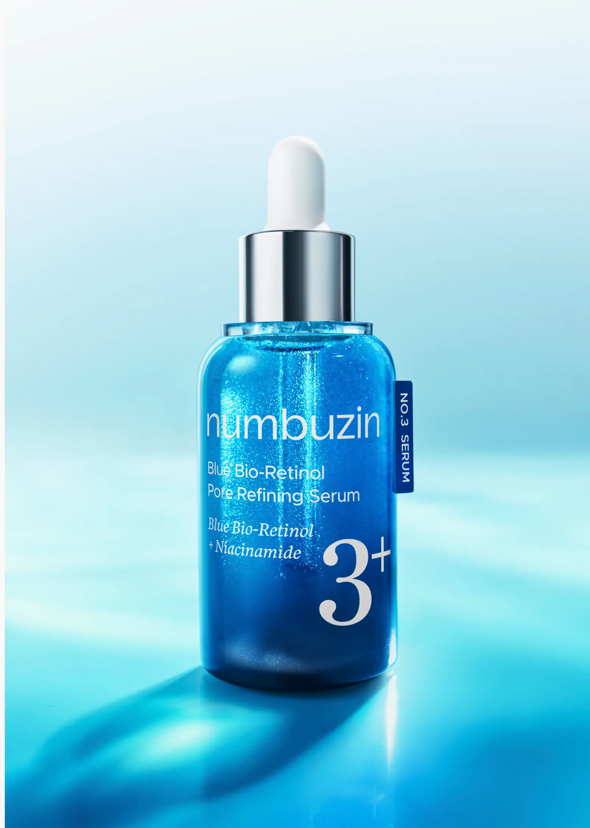Numbuzin No.3 Blue Bio-Retinol Pore Refining Serum (30ml)