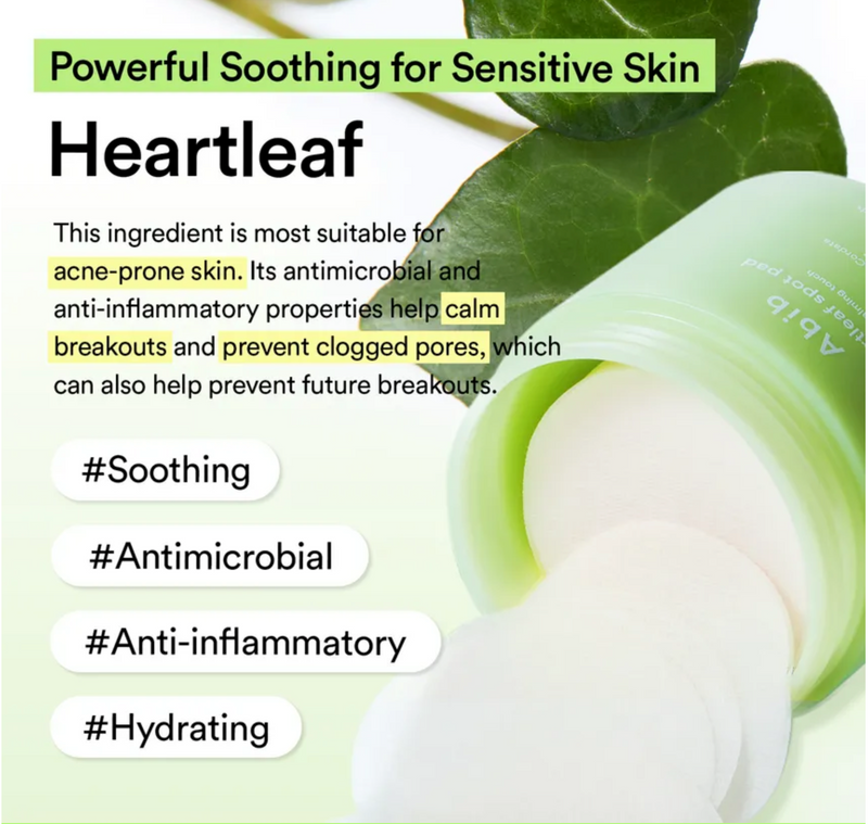 Abib Heartleaf Spot Pad Calming Touch (80 Pads / 150ml)