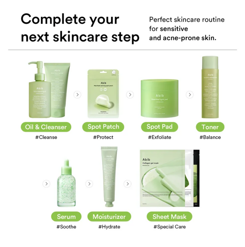 Abib Heartleaf Spot Pad Calming Touch (80 Pads / 150ml)