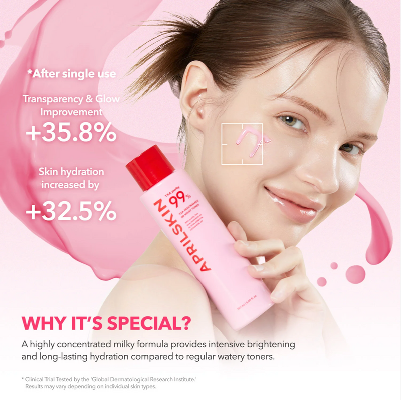 Aprilskin TXA + Niacinamide 99 Pink Milky Toner (150ml)
