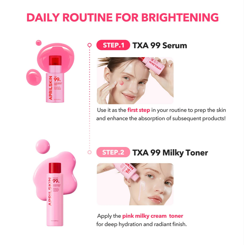 Aprilskin TXA + Niacinamide 99 Pink Milky Toner (150ml)