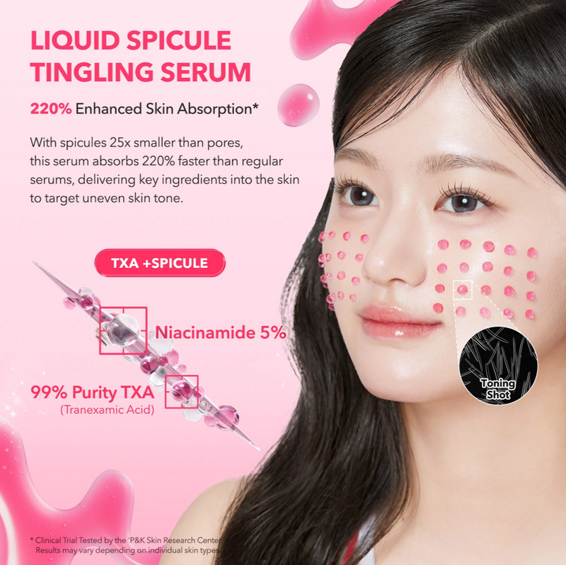 Aprilskin TXA Niacinamide Toning Shot 99 Spicule Serum (30ml)