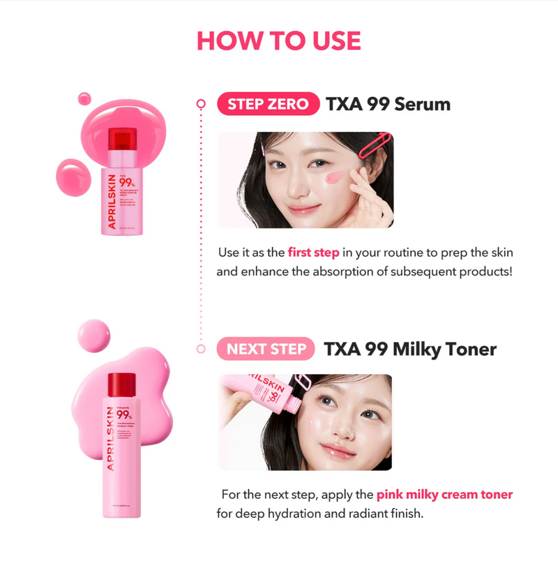 Aprilskin TXA Niacinamide Toning Shot 99 Spicule Serum (30ml)