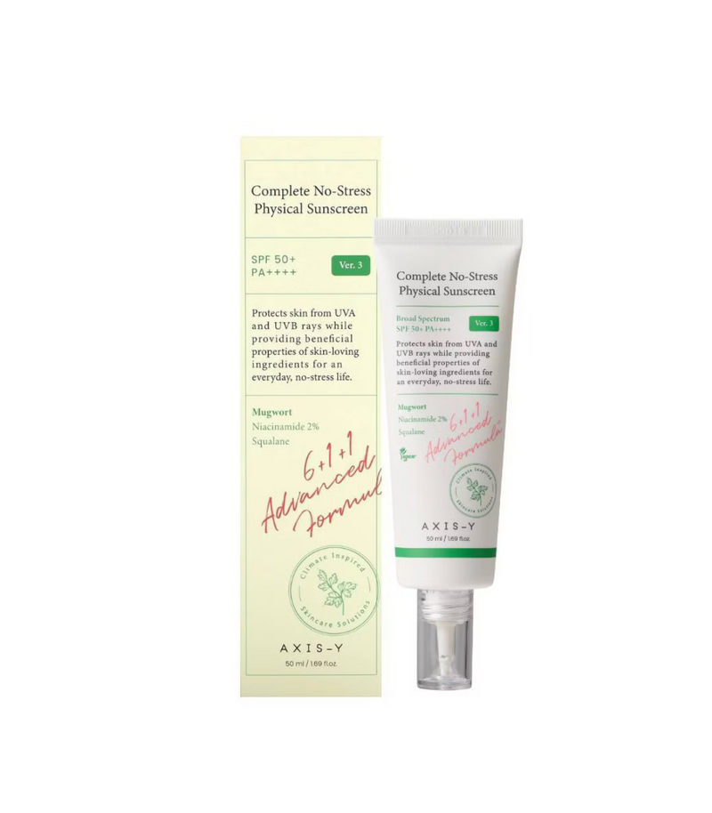 AXIS-Y Complete No-Stress Physical Sunscreen Ver.3 SPF50+ PA++++ (50ml)