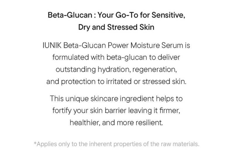 iUNIK Beta-Glucan Power Moisture Serum (50ml)