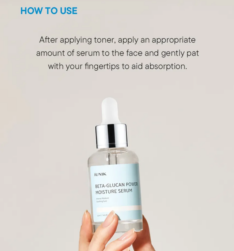 iUNIK Beta-Glucan Power Moisture Serum (50ml)