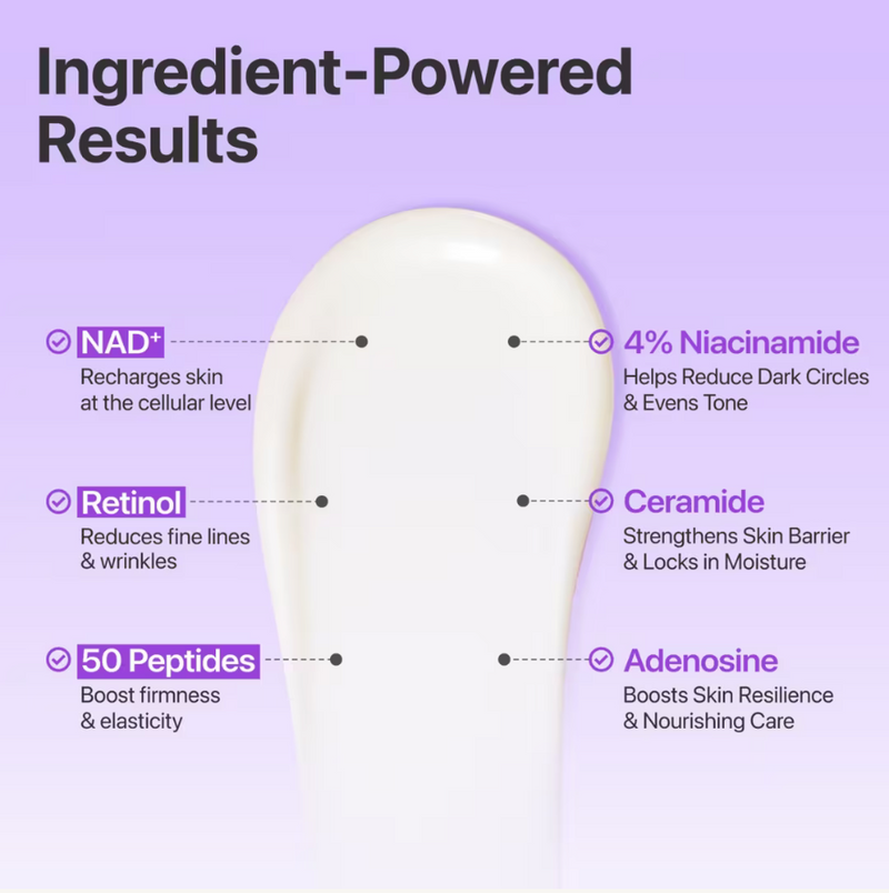 Numbuzin No.9 NAD+ Retinol Volumetox Eye Cream (10ml)