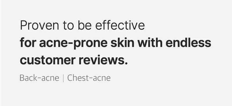 Medicube Red Acne Body Wash AHA BHA PHA Niacinamide 400 g