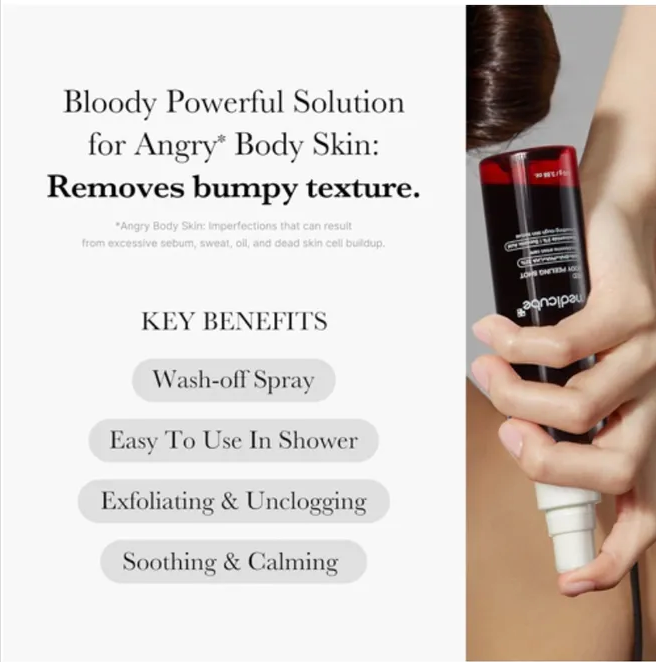 Medicube Red Acne Body Peeling Shot AHA BHA PHA LHA 110 g